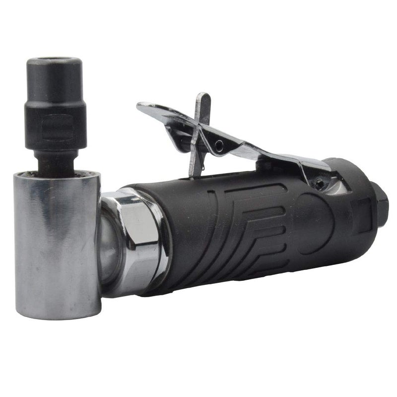 PROSHI 1/4-Inch Air Die Grinder With Rubber Sleeve - 90 Degree Angle Mini Pneumatic Edge Series - Image 4